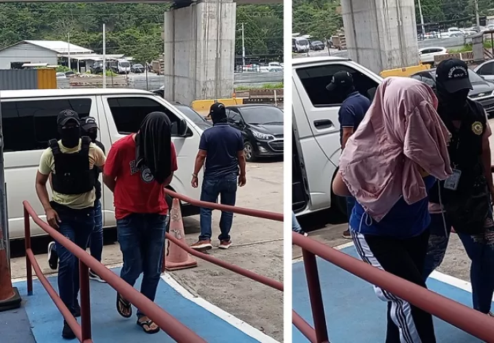 Juan Emilio Serna y Michelle Lee, aprehendidos durante operación &#039;Shark&#039;.