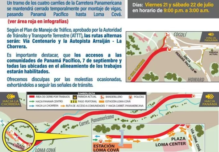 Plan de tráfico vial.
