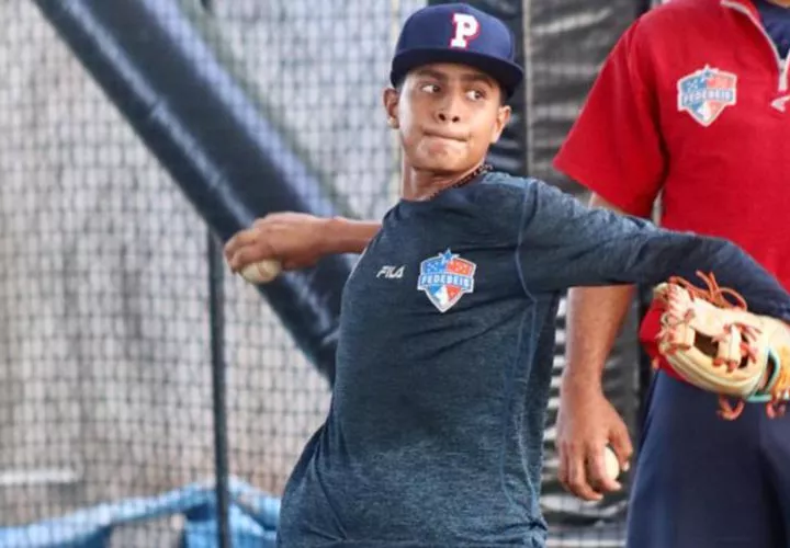 El santeño Javier Acevedo será el lanzador de Panamá para el primer partido del Mundial U-12. Foto: Fedebeis