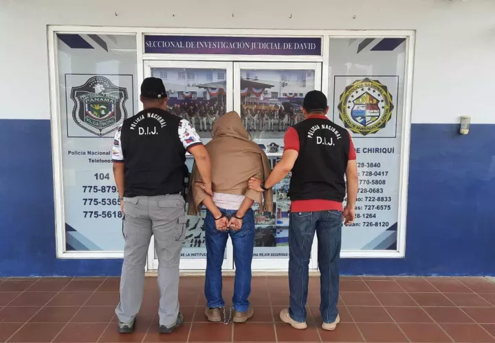 Detención del presunto abusador.