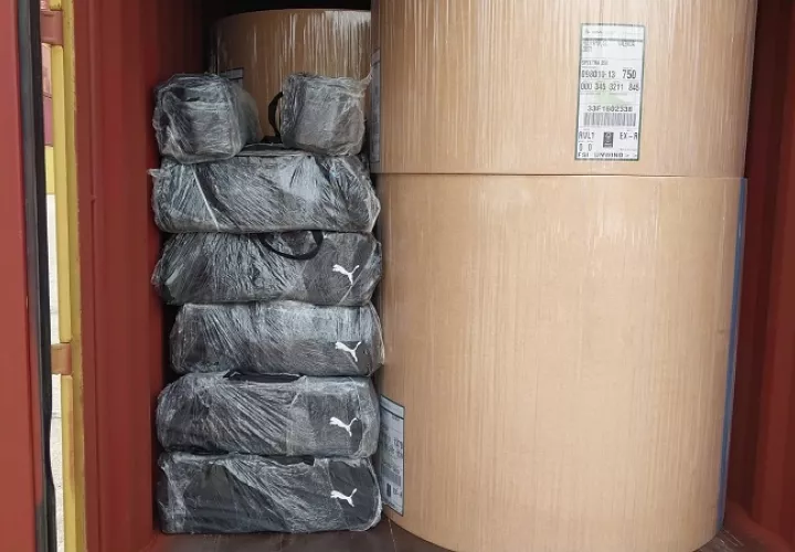 La droga iba oculta en un contenedor con destino a Valencia.