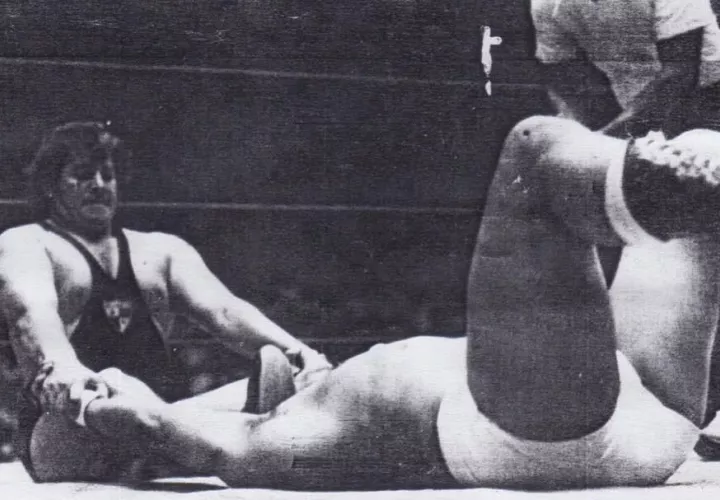 El Titán en plena acción. 