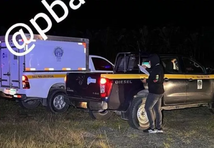 Escena del fatal accidente de tránsito en Bocas del Toro. (Foto: Pedro Batista)