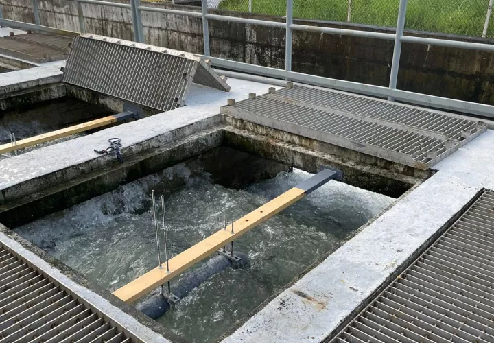 Sistema  de las estaciones de bombeo en la ciudad de Colón.