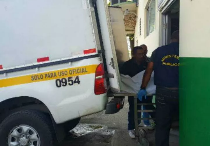 Morgue judicial de la ciudad de Colón.
