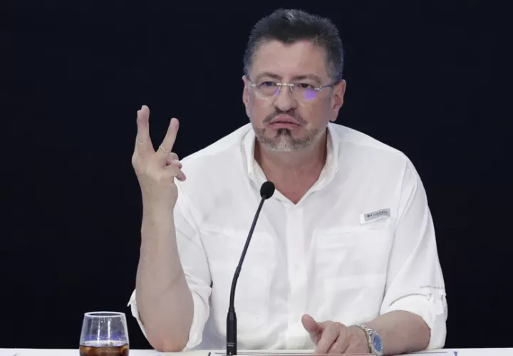 Presidente de Costa Rica, Rodrigo Chaves. Foto: EFE / Archivo