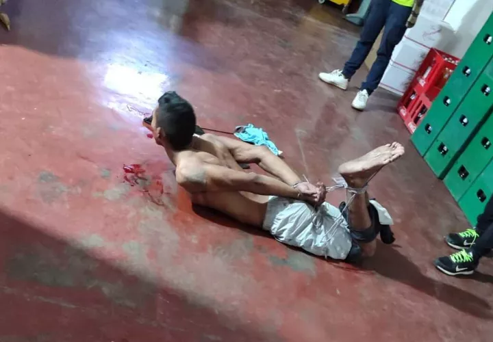 Atraparon al delincuente.