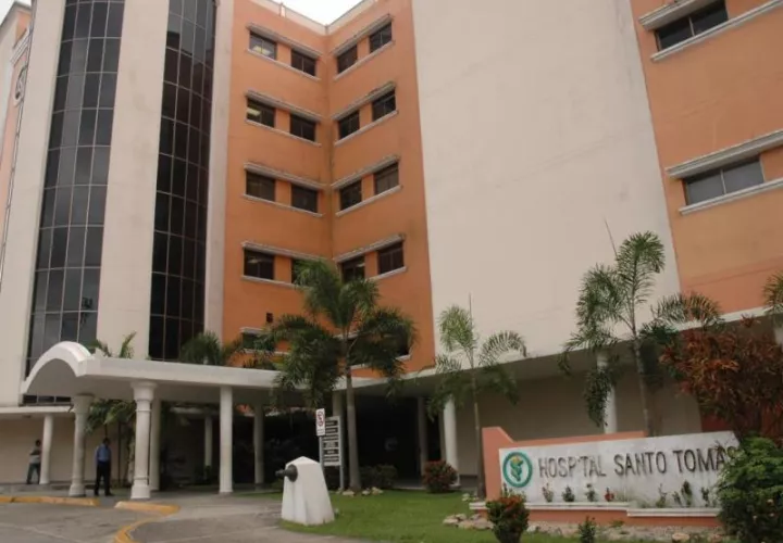 Vista externa del Hospital Santo Tomás.