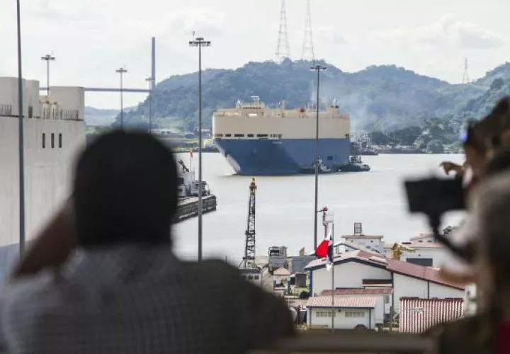 Arae del mirador del Canal de Panamá