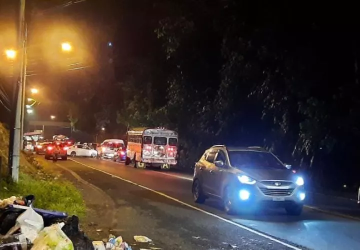 Noche de tensión en Colón 