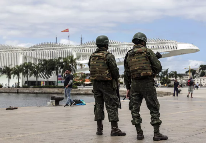 Imagen de archivo de integrantes de las Fuerzas Armadas de Brasil. EFE