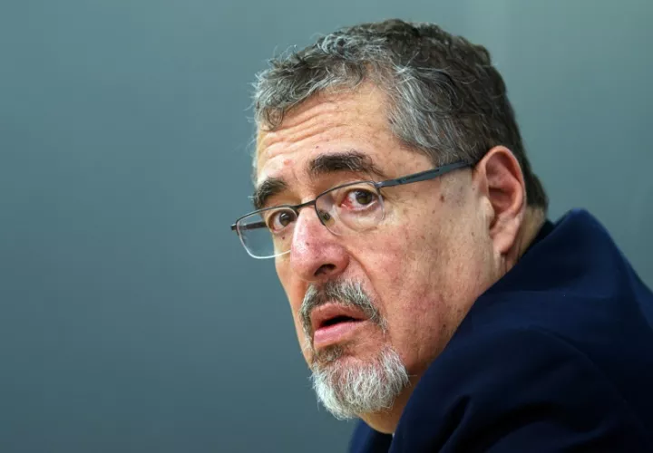 Imagen de archivo del presidente electo, Bernardo Arévalo. EFE