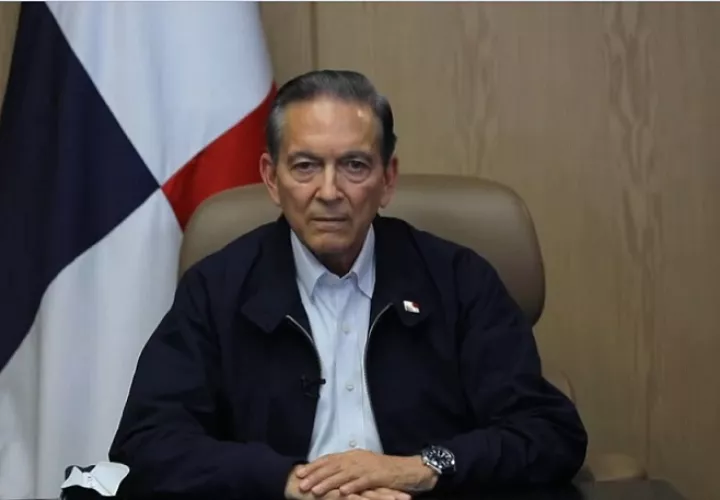 Presidente de la República Laurentino Cortizo.