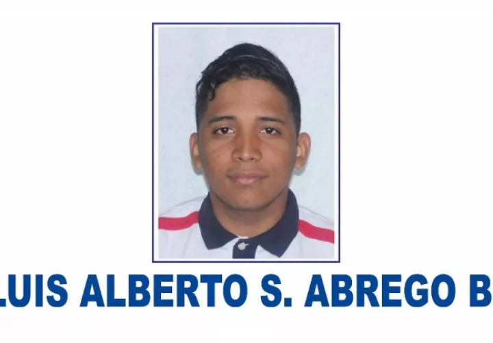 Luis Alberto Santiago Ábrego Ballestero, desaparecido.