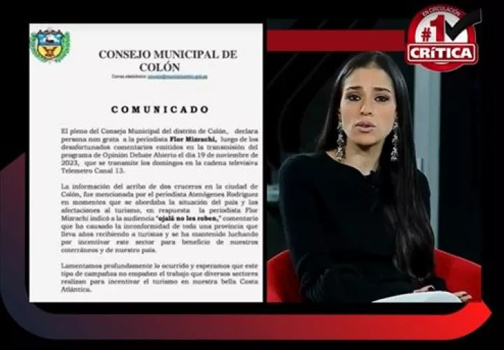 El Consejo Municipal de Colón emitió el comunicado la noche del miércoles. 