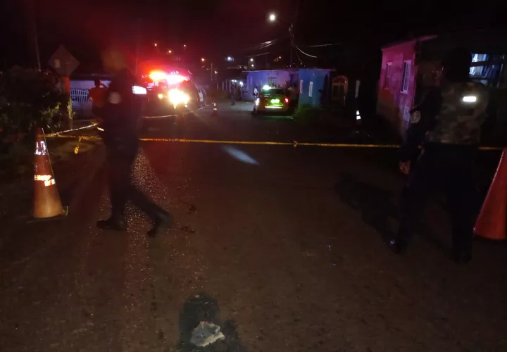 Noche de violencia en Colón 