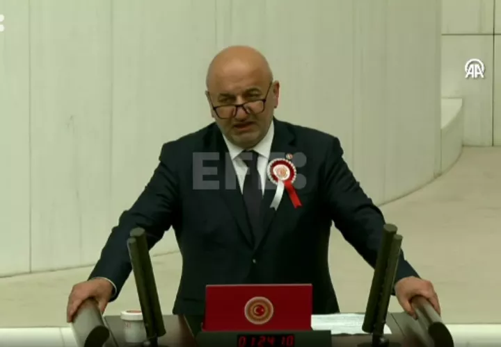 El diputado islamista Hasan Bitmez. Captura de video / EFE