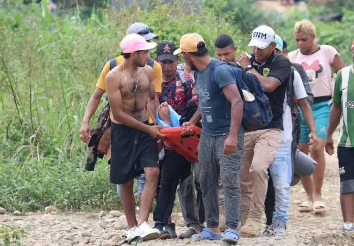 Los migrantes siguen cruzando la selva de Darién en su camino hacia Estados Unidos.