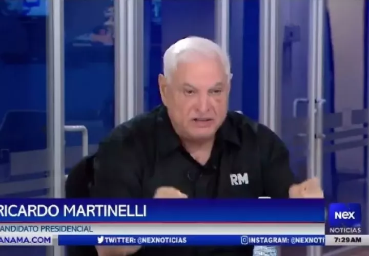 Candidato presidencial Ricardo Martinelli.