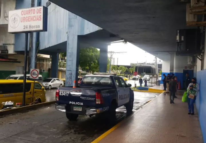 El herido fue trasladado hacia el hospital para ser atendido.