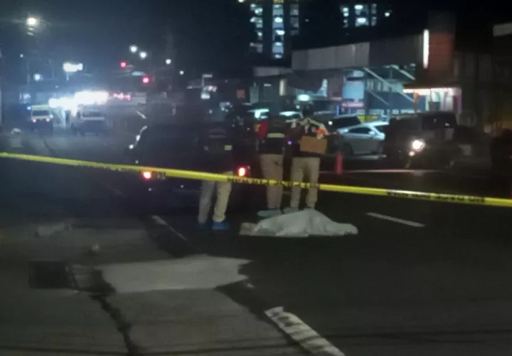 El hombre murió en la escena