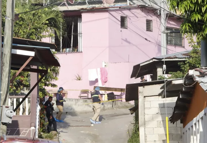 Vista general de la escena del crimen en Cerro Cocobolo. Foto: Alexander Santamaría