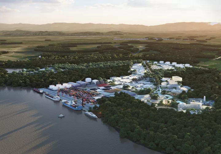 El proyecto es conocido como Puerto Barú en David.