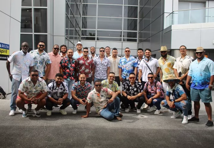 El equipo de Panamá, representado por los Federales de Chiriquí, en Miami. Foto: Probeis
