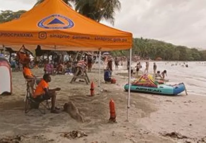 Personal de Sinaproc mantiene cobertura de vigilancia en 19 puntos del país.