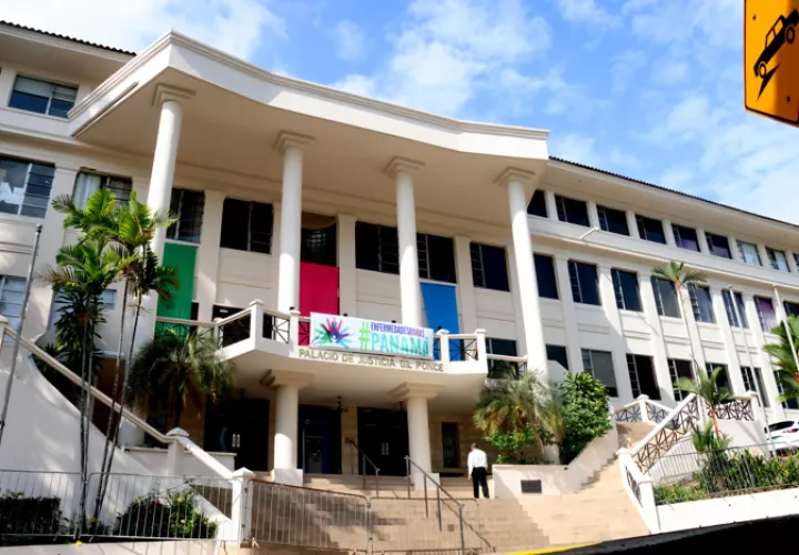 Corte Suprema de Justicia, Palacio de Justicia Gil Ponce, este lunes en Ciudad de Panamá (Panamá). EFE
