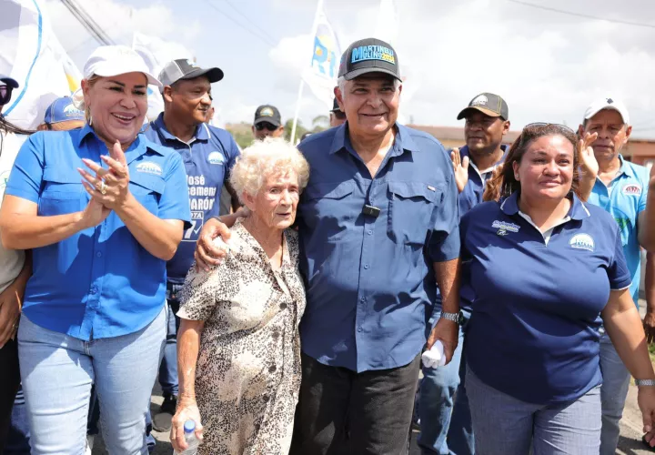 El candidato José Raúl Mulino en Arraiján
