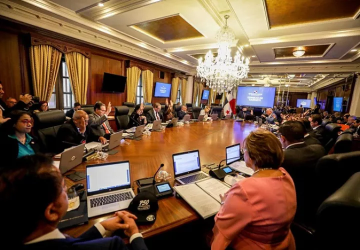 Reunión del Consejo de Gabinete.