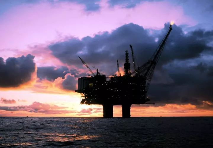 Plataforma petrolífera marina. EPA/ EFE