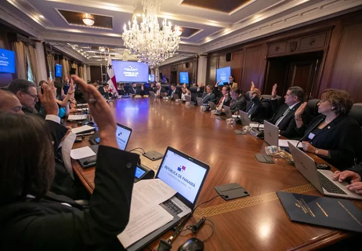 Reunión del Consejo de Gabinete.