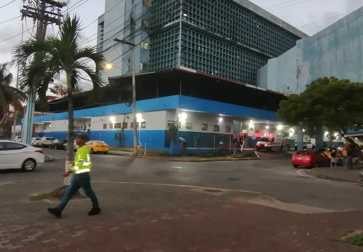 El hombre herido fue trasladado hacia el hospital regional de Colón.