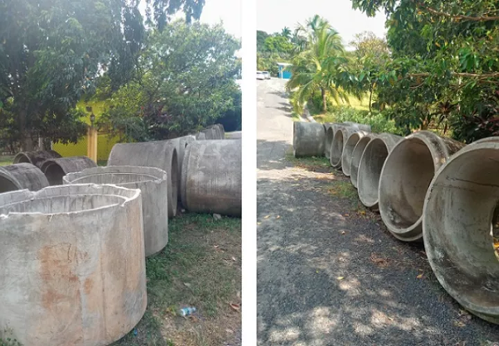 Las alcantarillas fueron abandonas tras unos trabajos efectuados hace 2 años.