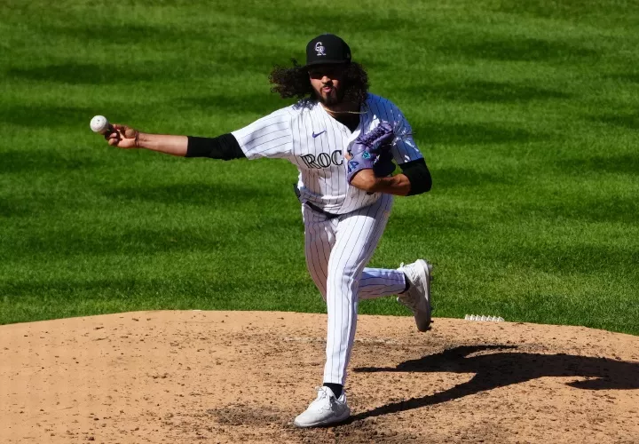 Justin Lawrence, lanzador de los Rockies de Colorado.
