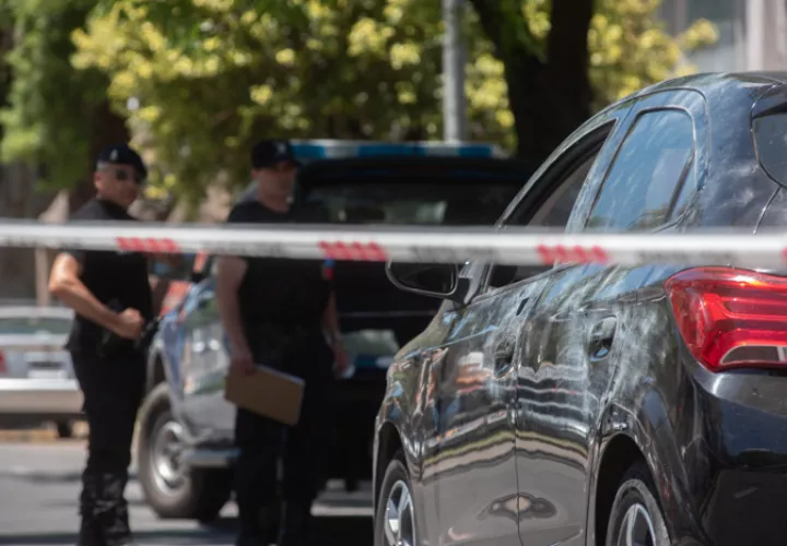  Policía inspeccionando la escena de un crimen en Rosario, Argentina. EFE / Archivo