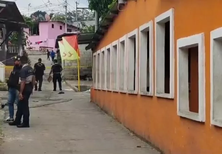 Vista general del lugar en donde ocurrió el hecho.