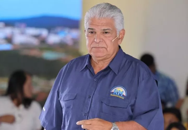 El candidato presidencial José Raúl Mulino.