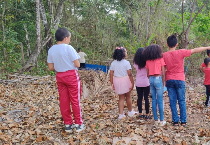 Cerca del plantel hay un herbazal donde se escapan los delincuentes.