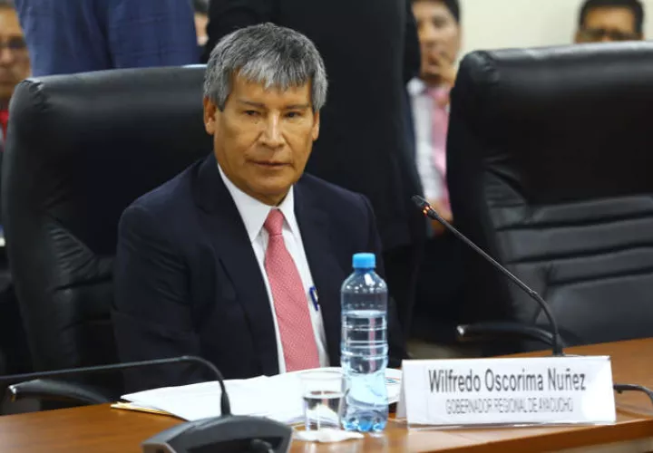 Gobernador regional de Ayacucho, Wilfredo Oscorima. Foto: EFE / Archivo