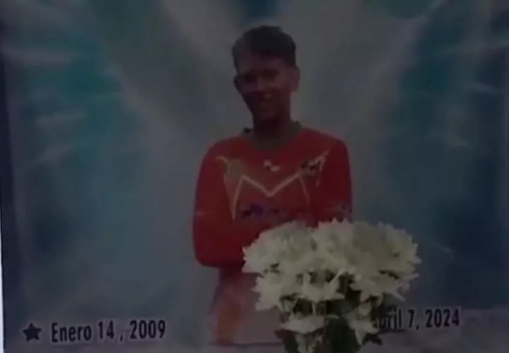 Cristopher Zacrisson, menor de 15 años que murió por dengue hemorágico.