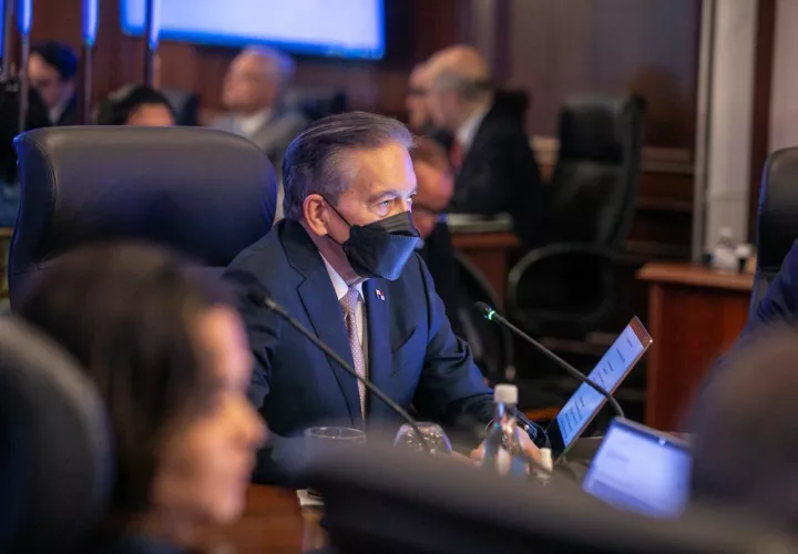 Presidente de Panamá, Laurentino Cortizo.