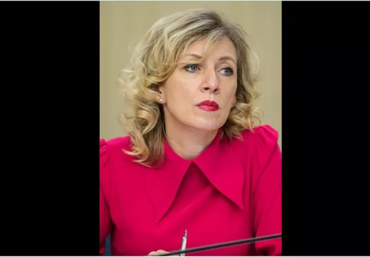 María Zajárova, portavoz de Exteriores de Rusia. Foto: Wikipedia