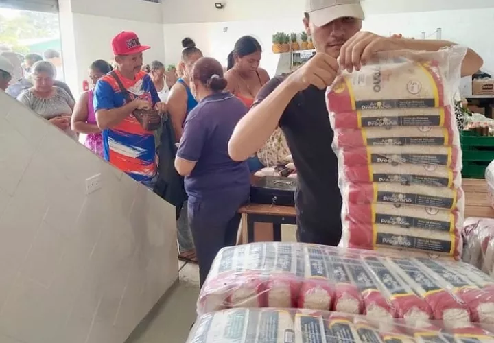 Hasta el 19 de abril, el total de arroz vendido en las Agro Tiendas del IMA fue de 1 millón 512 mil 740 libras.