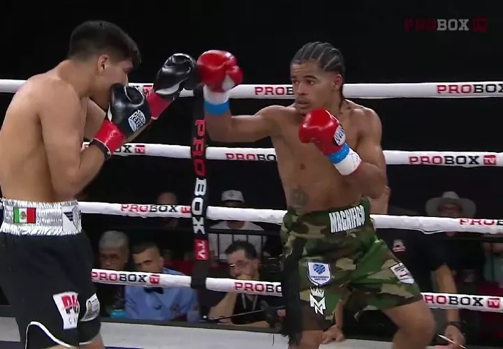 José &#039;El Magnífico&#039; Núñez (der.) es uno de los mejores púgiles panameños de la actualidad. 