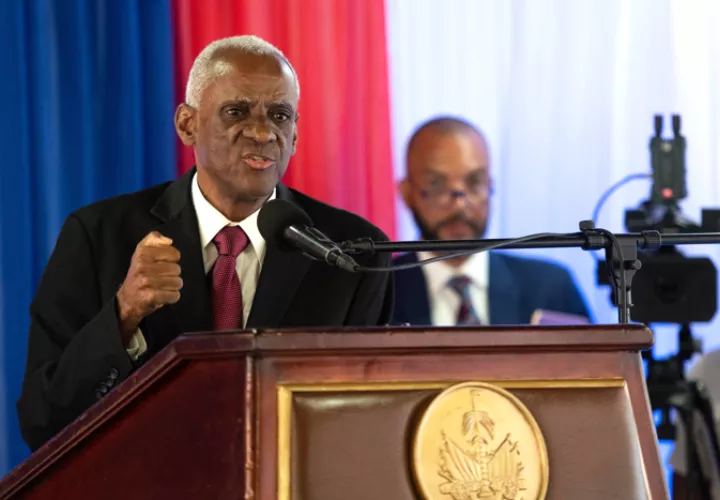 Edgard Leblanc Fils es el nuevo presidente del Consejo Presidencial de Transición. EFE