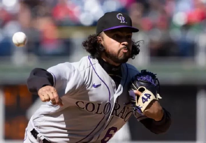 Justin Lawrence, lanzador panameño de los Rockies de Colorado. Foto: EFE