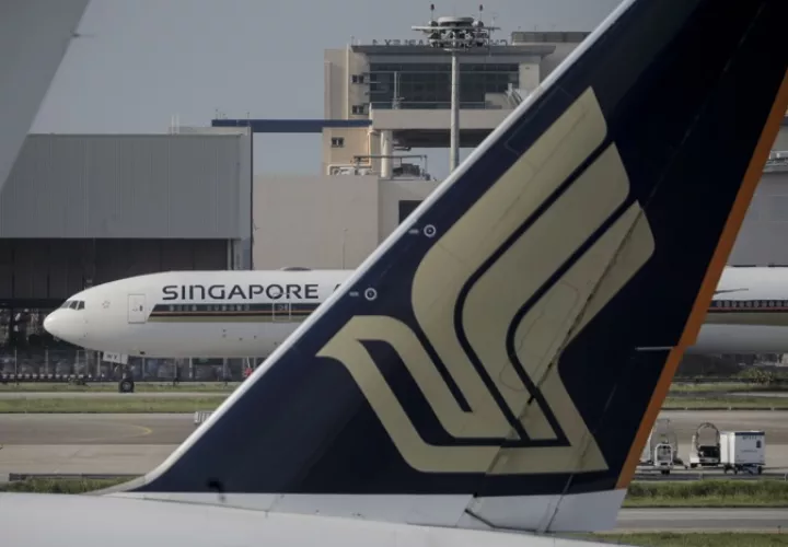  Imagen de archivo de un avión de la compañía Singapore Airlines EFE